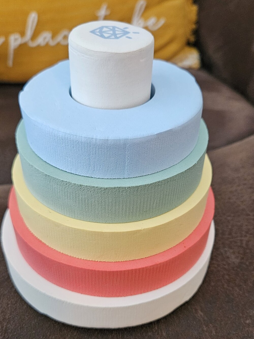 Joolbaby Stacked Foam Ring Toy - Pastel Multicolor